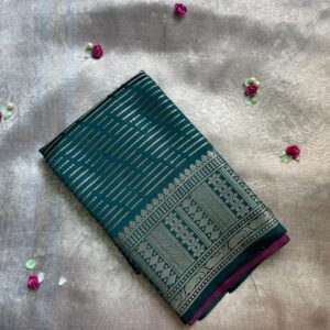 Green Semi Silk Saree